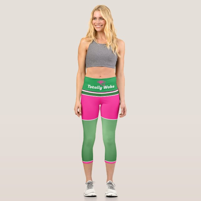 Hochwaisted-Capris | Shakti | Yoga Pants Capri Leggings (Vorderseite)