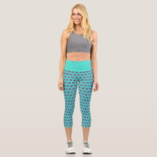 Hochwaisted Geometric Capris - Stilvolles Design