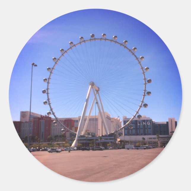 Hochwalzrad-Riesenrad Las Vegas #2 Stickers (Vorderseite)