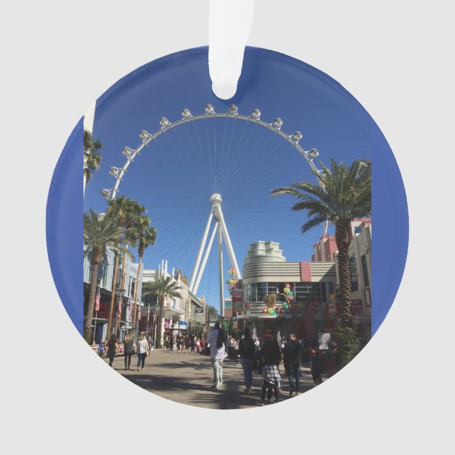 Hochwalzrad Riesenrad Las Vegas Ornament (Vorderseite)