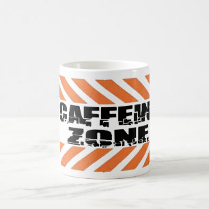 Hochwarnung Coffeinzone lustige Weihnachtsfeier Ta Kaffeetasse
