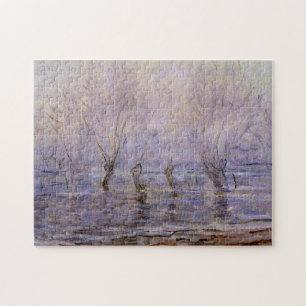 Hochwasser in Giverny Monet Feine Kunst Puzzle