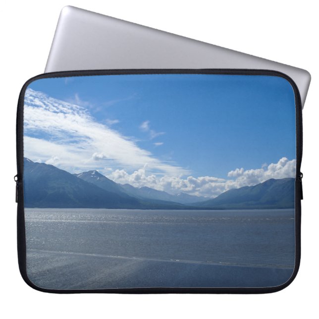 Hochwertige Alaska-Berge Laptopschutzhülle (Vorderseite)