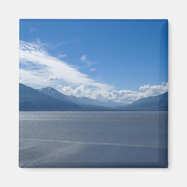 Hochwertige Alaska-Berge Magnet (Vorne)