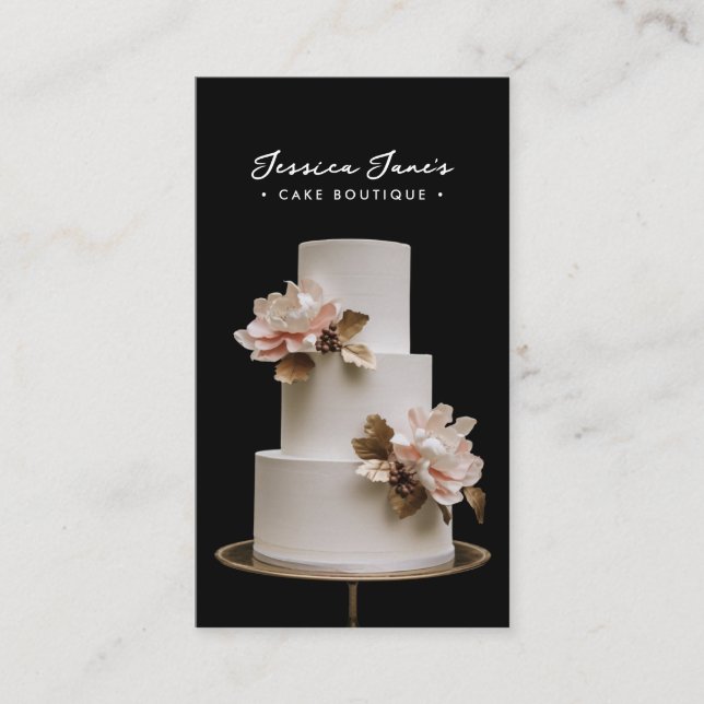 Hochwertige Backwaren / Boutique Bäckerei nach Maß Visitenkarte (Vorderseite)