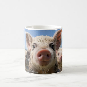 Hochwertige Bahamas Schwimmen Schweine Exuma Beach Kaffeetasse
