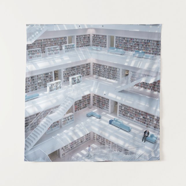 HOCHWERTIGE BIBLIOTHEK WANDTEPPICH (Vorderseite)