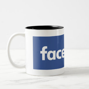Hochwertige Facebook-Tasse Zweifarbige Tasse