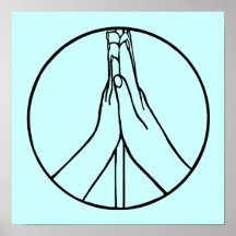 Hochwertige fünf Friedenszeichen-Handzeichen