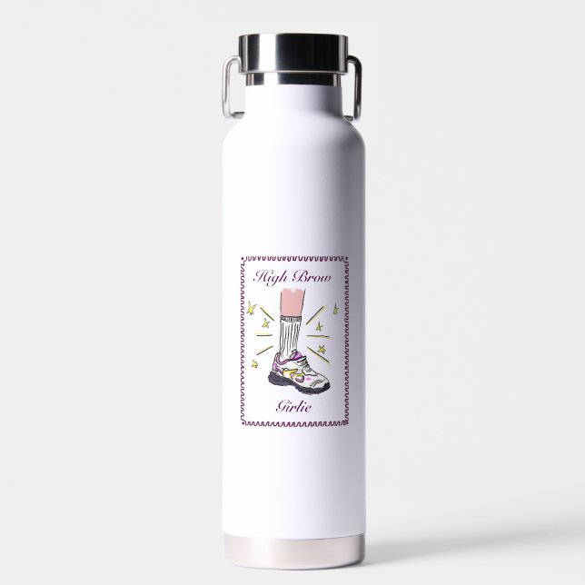 Hochwertige Girlie Wasserflasche Trinkflasche (Vorne)