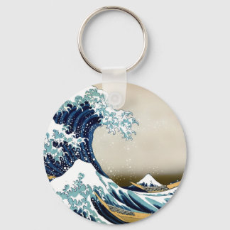 Hochwertige Große Welle von Kanagawa von Hokusai Schlüsselanhänger