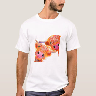 Hochwertige Kuh Print Animal Print ' Angus T-Shirt