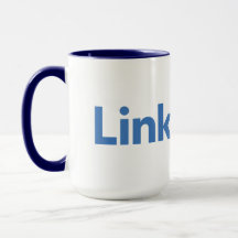 hochwertige Linked in Logo-Tasse