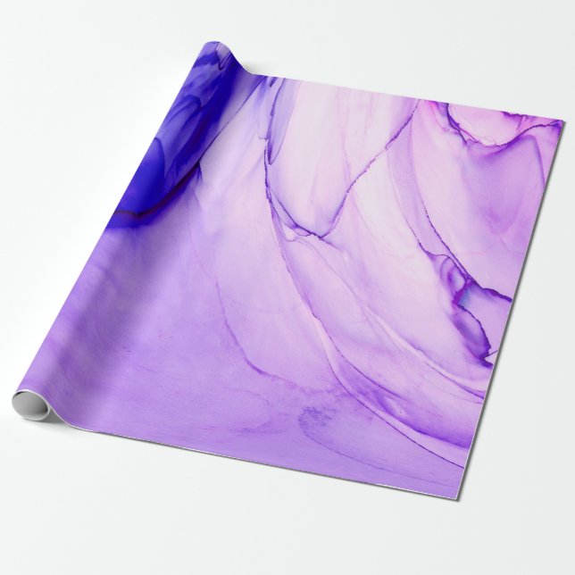 Hochwertige, moderne abstrakte Malerei mit Renderi Geschenkpapier (Ungerollt)