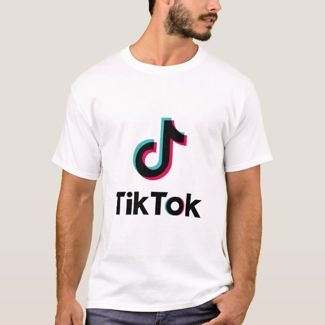 hochwertige TikTok T-Shirts  (Vorderseite)