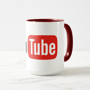 Hochwertige YouTube-Tasse Tasse