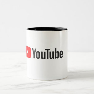 Hochwertige Youtube-Tasse Zweifarbige Tasse