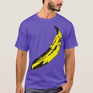 HOCHWERTIGER Samt Untergrund Banana T-Shirt