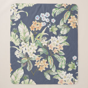 hochwertiges Set verschiedener Aquarellblumenabstr Sherpadecke