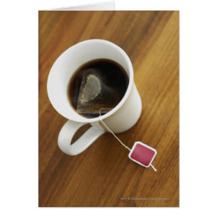 Hochwinkelaufnahme einer Tasse Tee