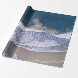 HOCHWINKELFOTOGRAFIE DER STRANDKURSE GESCHENKPAPIER