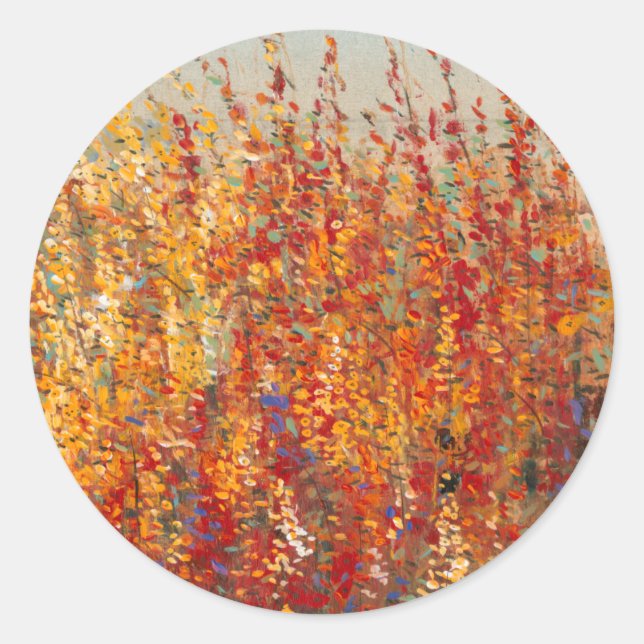 Hochwüstenblüten II Runder Aufkleber (Vorderseite)