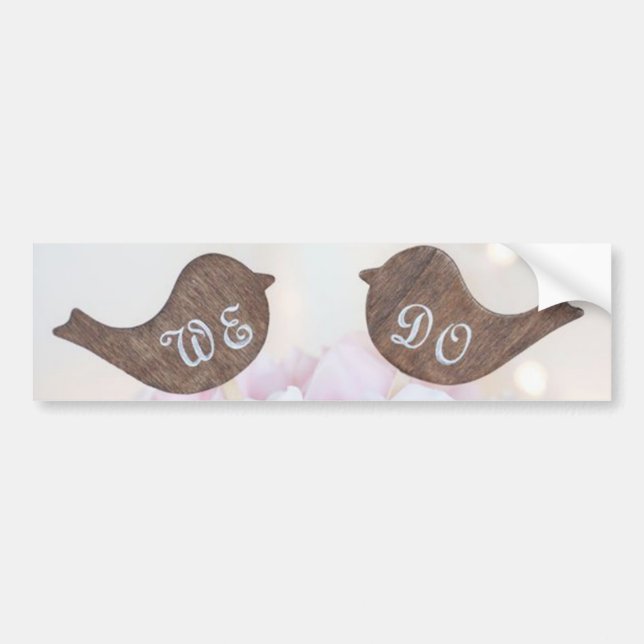 Hochzeit_06 Autoaufkleber (Vorne)