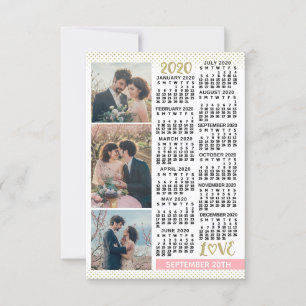 Hochzeit 2020 Kalender Rosa Rosa 3 Fotos Save The Date