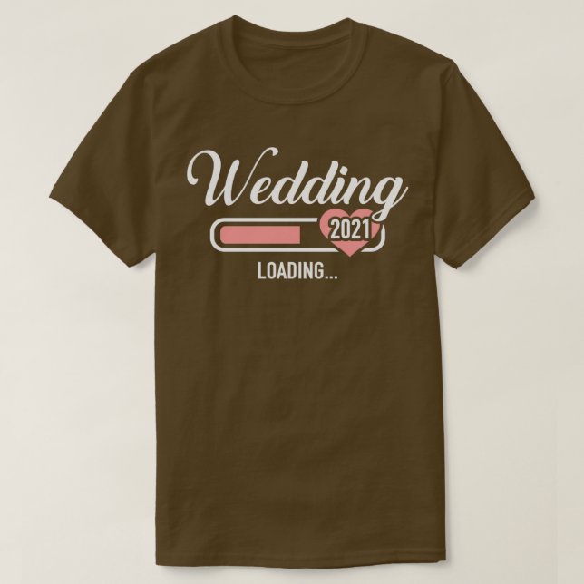 Hochzeit 2021 T-Shirt (Design vorne)