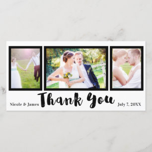 Hochzeit 3 Foto Bild Schwarz Modern Danke
