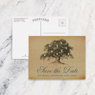 Hochzeit 'Alte Eiche' - Save-the-Date-Karte Ankündigungspostkarte