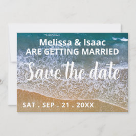 Hochzeit am Blue Sea Beach Save The Date