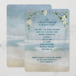 Hochzeit am Meer Einladung