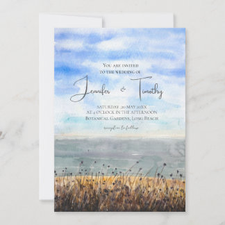 Hochzeit am Meer Einladung