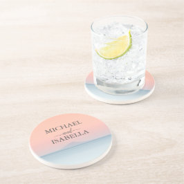 Hochzeit am Meer unter dem Himmel Getränkeuntersetzer