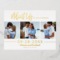Hochzeit am Reiseziel Save The Date 3 Foto