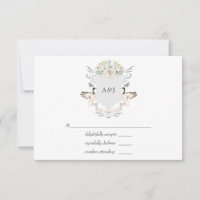 Hochzeit am See Mit Monogramm Wappen