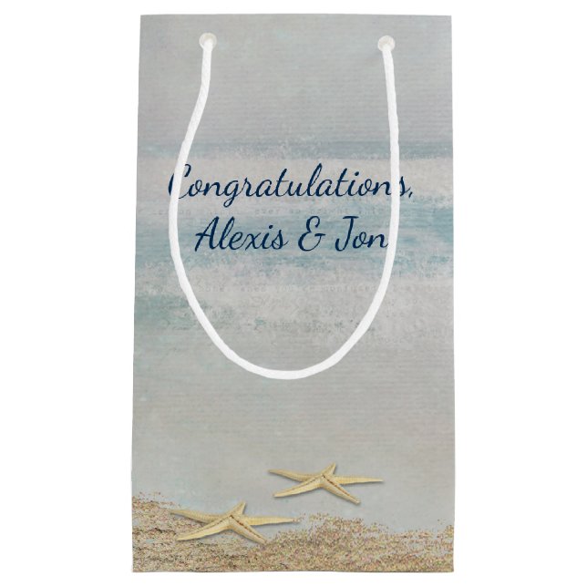 Hochzeit am Seeufer Kleine Geschenktüte (Vorderseite)