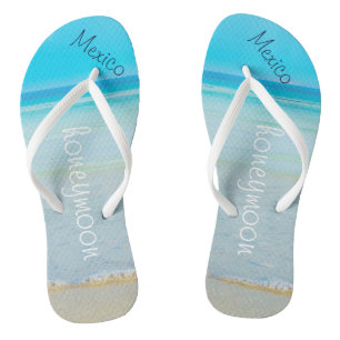 Hochzeit am Strand Badesandalen Name der Brück