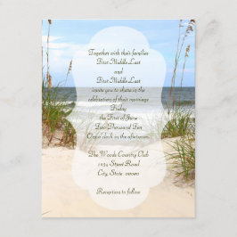 Hochzeit am Strand Einladung