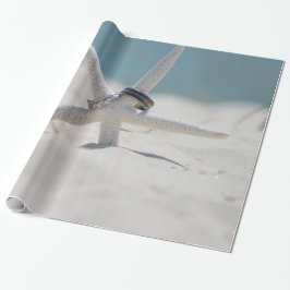 Hochzeit am Strand Geschenkpapier