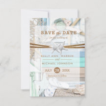 Hochzeit am Strand - Save the Date