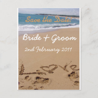Hochzeit am Strand - Save the Date! Date