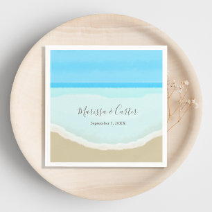 Hochzeit am Strand Serviette