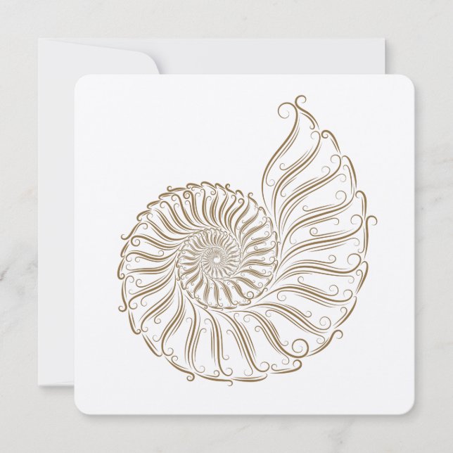 Hochzeit am Strand usw. Hintergrund Ihrer Wahl - S Einladung (Vorderseite)