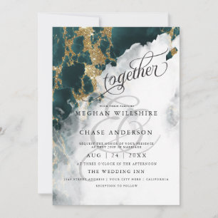 HOCHZEIT Aquamarin Sapphire Watercolor BarefootB