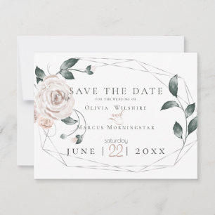 HOCHZEIT Aquarellfarben Dusty Rose Rosa Rosa Sil Save The Date