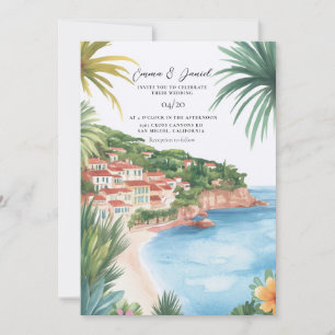 Hochzeit auf der Französischen Riviera Einladung
