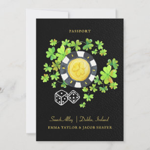 Hochzeit auf Reisen Reisepass Save the Date   Iris