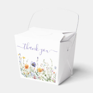 Hochzeit auf Wildblume Geschenkschachtel